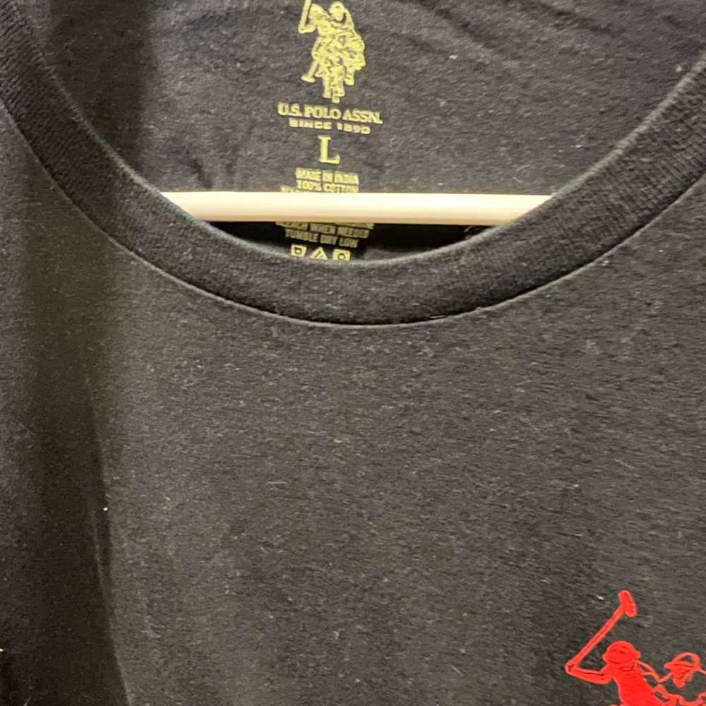 U.S. Polo Assn. Black Men's T-Shirt